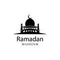 Ramadan logo template vector