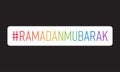 Ramadan mubarak hashtag