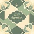 Ramadan Mubarak Islamic Geometric Pattern Background Royalty Free Stock Photo