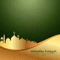 Ramadan muslim festival background Royalty Free Stock Photo