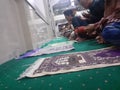 Ramadan, muslim prayers in the mosque Royalty Free Stock Photo