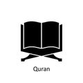 ramadan quran icon. Element of Ramadan illustration icon. Muslim, Islam signs and symbols can be used for web, logo, mobile app, Royalty Free Stock Photo