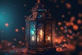 ramadan's radiant glow glittering lanterns and calm moonlight