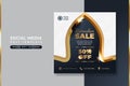 ramadan sale fashion social media post banner template