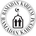 Ramadan Kareem rubber stamp and sticker