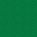 Ramadan star flower moon line symmetry seamless pattern