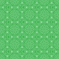 Ramadan star moon symmetry line pastel green seamless pattern