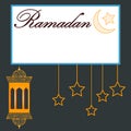 Ramadan themed banner design