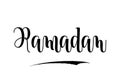 Ramadan Typography Lettering Text Vector Design Quote