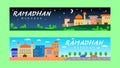 Ramadhan Banner Night and Day