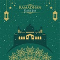Ramadhan Kareem of The Green Background