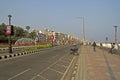 Ramakrishna Beach road in Vishakhapatnam