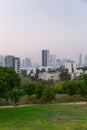 Modern office and residential towers in the financial district of Ramat Gan, Israel Royalty Free Stock Photo