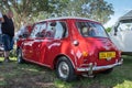 Morris Mini-Minor 850 (1960) presented on annual oldtimer car show, Israel Royalty Free Stock Photo