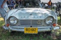 Triumph vintage car presented on annual car show, Israel