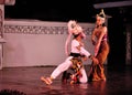 The Ramayana dance performance Royalty Free Stock Photo