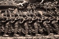 The Ramayana Epic carved from wood