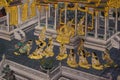 Ramayana painting in temple of emerald Buddha Royalty Free Stock Photo