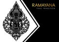 Ramayana thai tradition art cards and cover