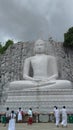 Rambadagalla Lord Buddhas Rock Statue Royalty Free Stock Photo