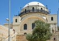The Ramban synagogue is the oldest functioning synagogue in the Old city. Jerusalem, Israel. Its name is written on the wall