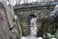 Ramble Stone Arch during the winter