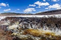 Rambunctious river in Altai mountains Royalty Free Stock Photo