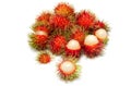 Rambutan fruit ,thai fruit favorite. Royalty Free Stock Photo