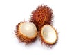 Rambutan macro Royalty Free Stock Photo