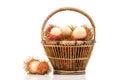 Rambutan or nephelium lappaceum fruits isolated on white background Royalty Free Stock Photo