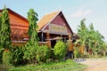 Ramchang guesthouse resort gardens, Battambang, Cambodia