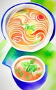 Ramen - abstract digital art