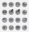 Ramen icon (Japanese noodle) , ramen set 1