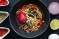 Ramen ingredients fresh organic cooking noodles