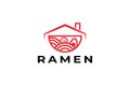 RAMEN house Logo Design Template