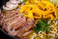 Ramen soup with duck meat Royalty Free Stock Photo