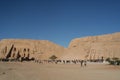 Rameses And Nefertari Temples At Abu Simble Royalty Free Stock Photo