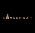 Rameshwar Typography with The Temple icon vector. Rameshwar lord Shiva temple