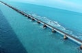 Rameshwaram Bridge in South India