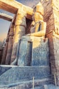 Ramesses Statue by Luxor Temple entrance, Egypt Royalty Free Stock Photo