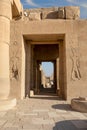 Ramesseum near the valley of Kings Egyptia Royalty Free Stock Photo