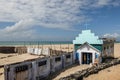 Ruins of the small village Dhanushkodi, India