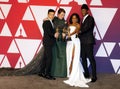 Rami Malek, Olivia Colman, Regina King, Mahershala Ali Royalty Free Stock Photo