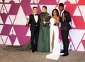 Rami Malek, Olivia Colman, Regina King and Mahershala Ali Royalty Free Stock Photo