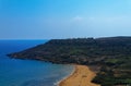 Ramla bay - beautiful sandy beach on the Maltese island of Gozo