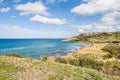 Ramla Bay, on the northern side of Gozo, Malta Royalty Free Stock Photo