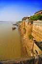 Ramnagar Fort by river Ganges Royalty Free Stock Photo