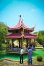 Ramoji Film city and Amusement Park Japanese Garden Royalty Free Stock Photo