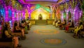 Ramoji Film city Hyderabad Mahabharath Tele Serial Set Royalty Free Stock Photo