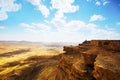 Ramon Nature reserve, Mitzpe Ramon, Negev desert, Israel Royalty Free Stock Photo